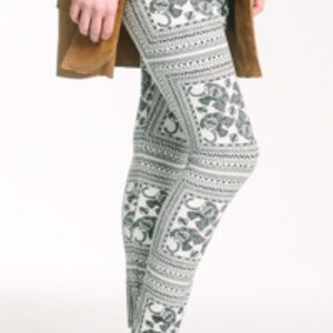 NWT Agnes & Dora Four Square Trunk Show Leggings S